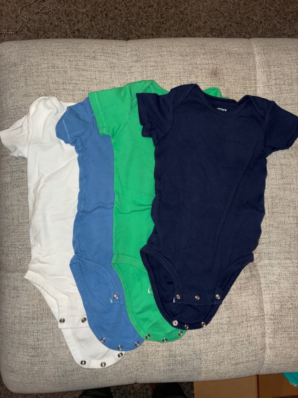 Carter's Short Sleeve 4pc Bodysuit Set